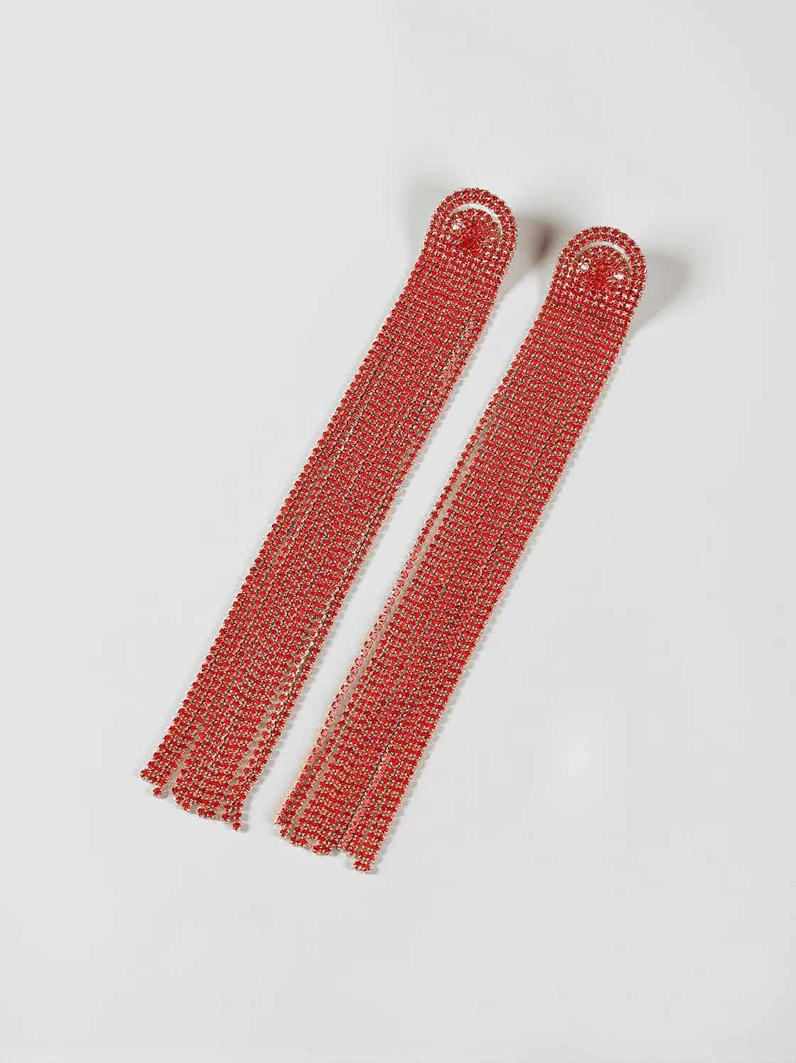 Nola Multi Diamante Tassel Earrings