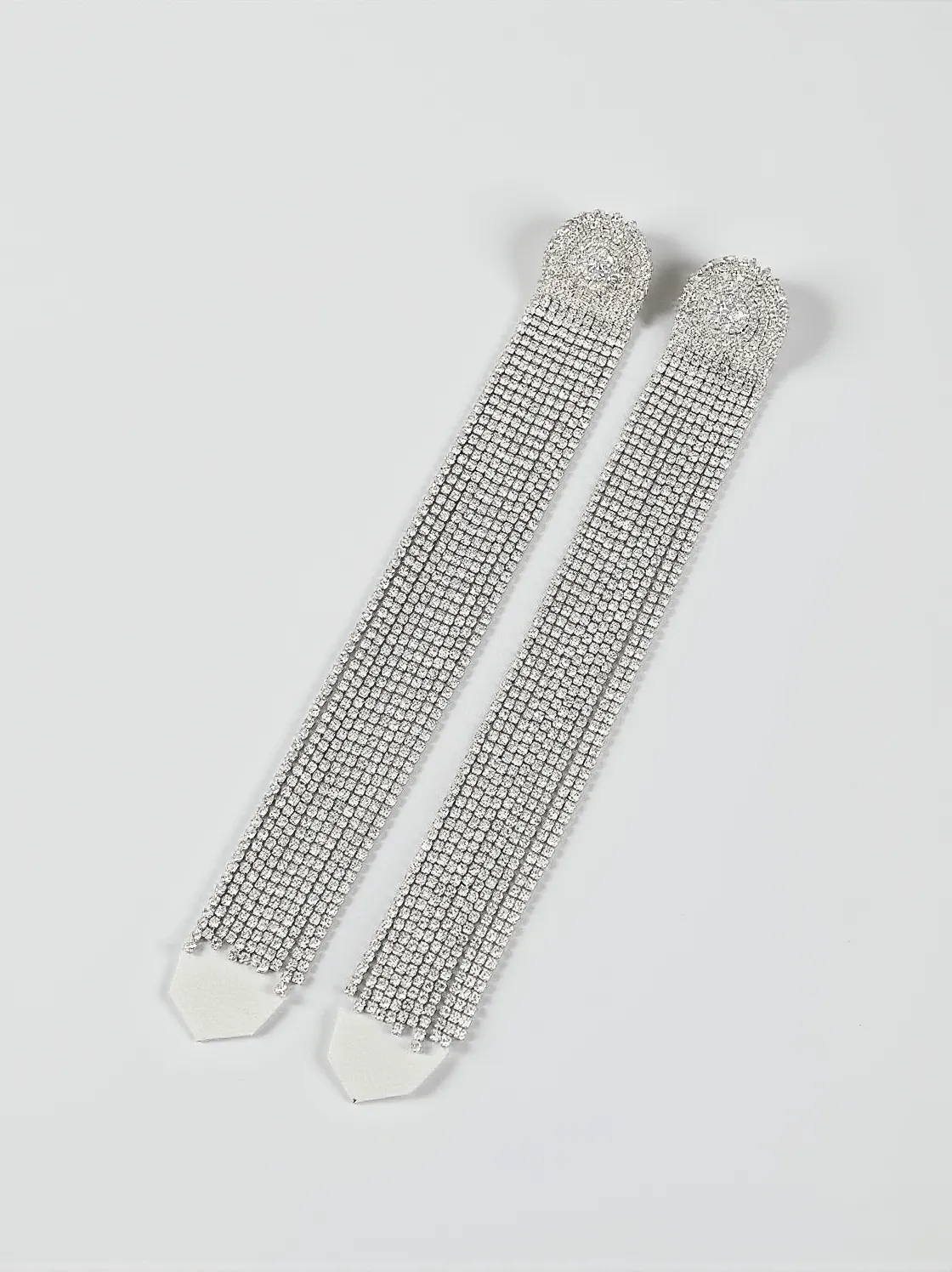 Nola Multi Diamante Tassel Earrings