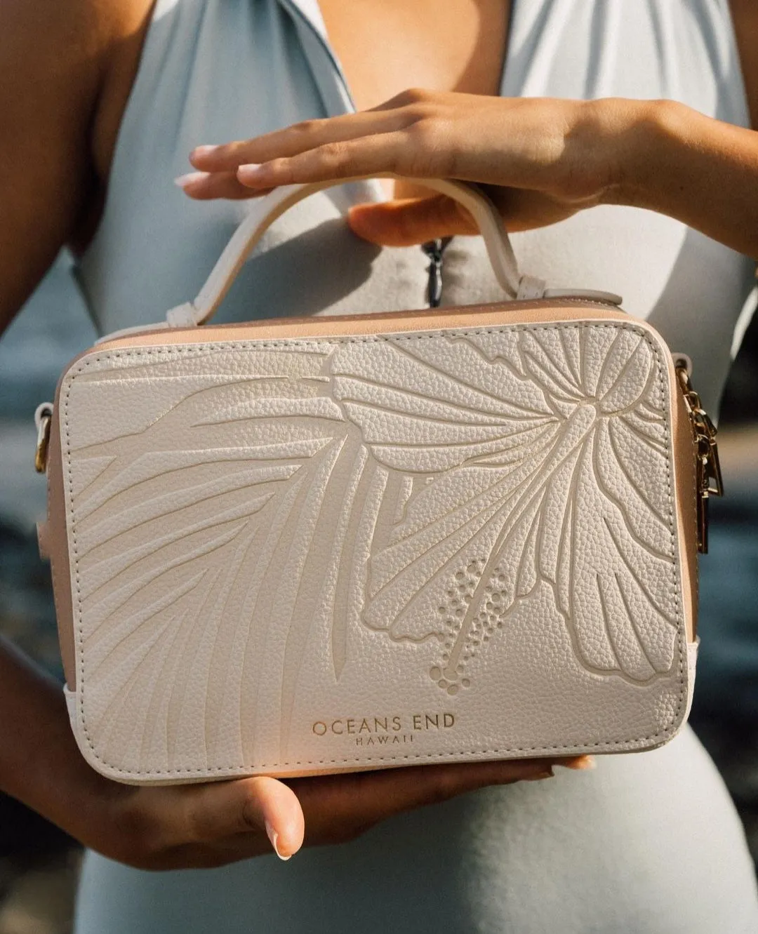 Oceans End Chanelle Handbag Creme
