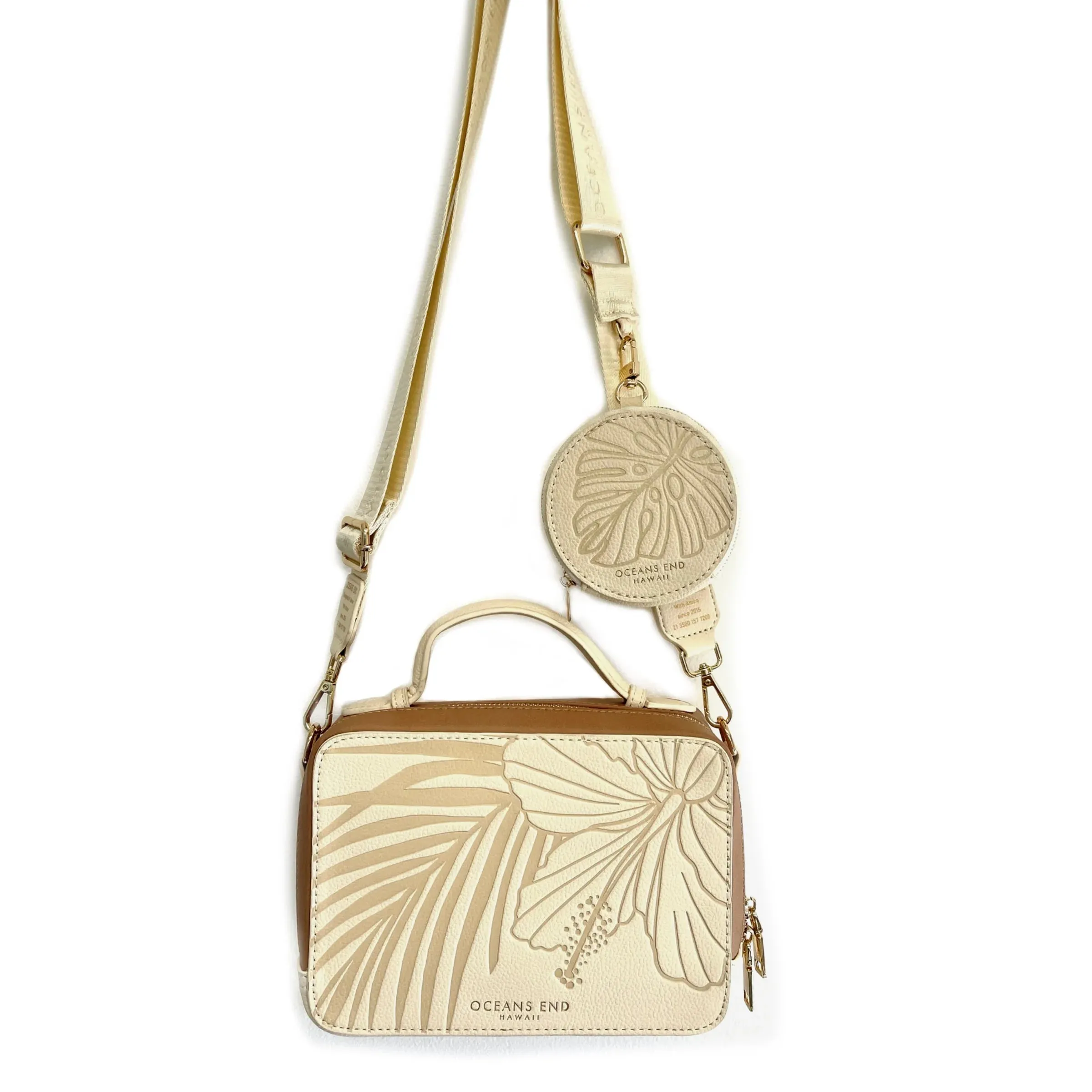 Oceans End Chanelle Handbag Creme