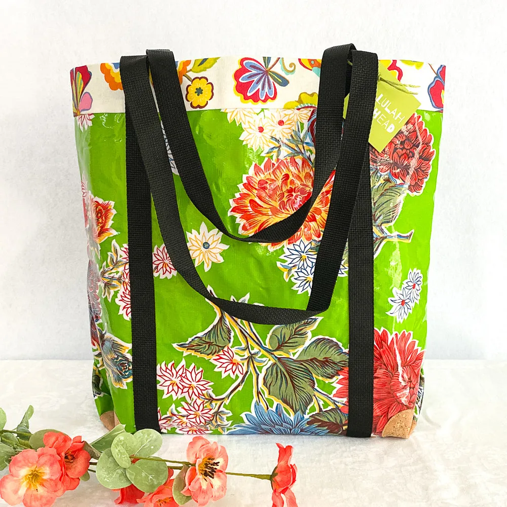 Oilcloth Market Bag / Green