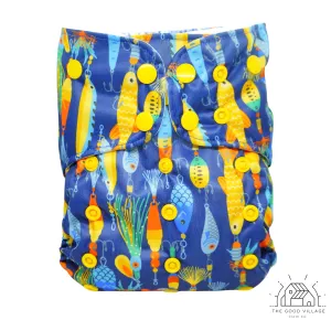 One Size Pocket Diaper | Lured In