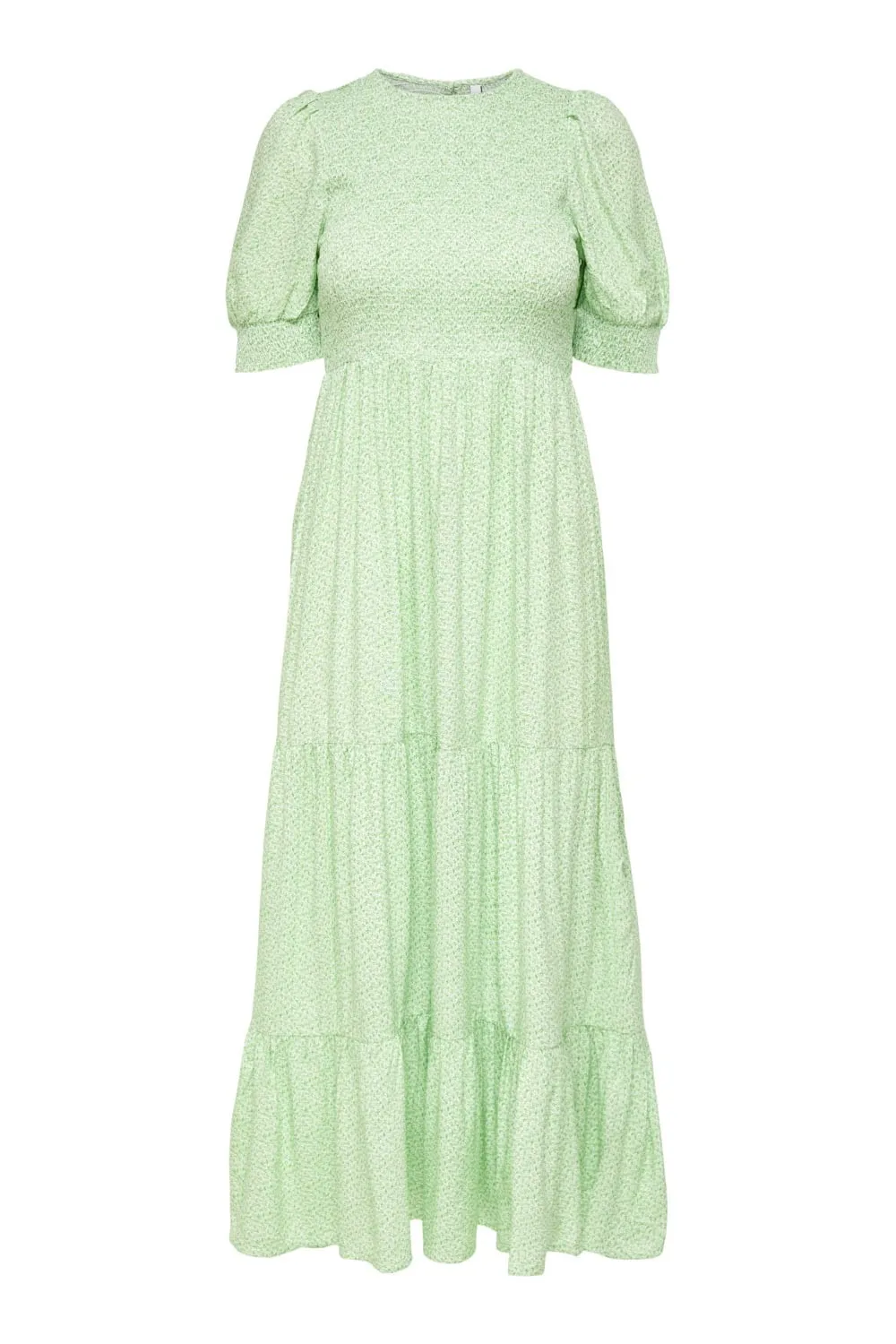 ONLVicky Smock Kjole - Grøn Blomsterprint