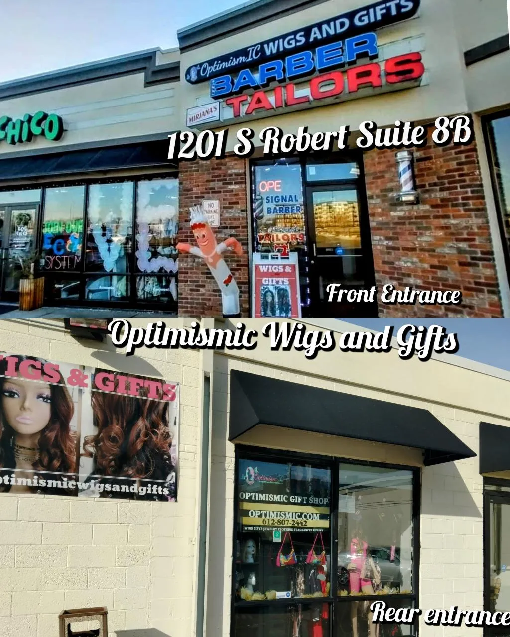 OptimismIC Integrity and Contentment Satin Wig Bags $10 Optimismic Wigs and Gifts St Paul MN