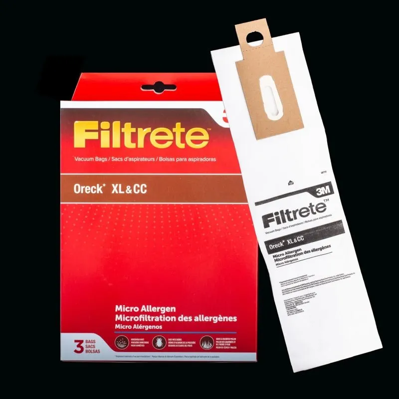 Oreck 3M Filtrete Bag "XL & CC"
