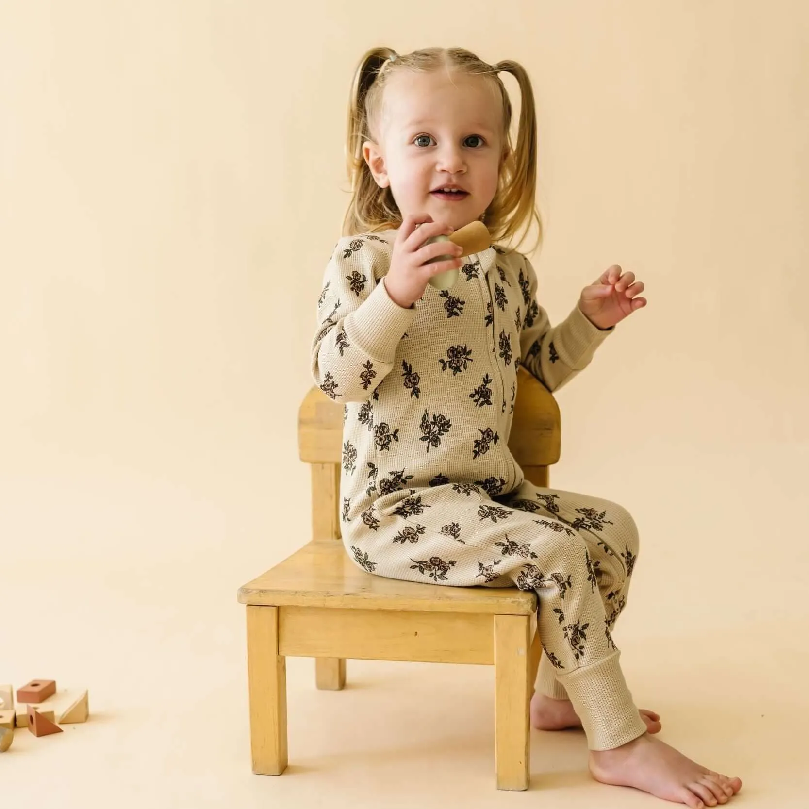 Organic 2-Way Zip Romper | Posy