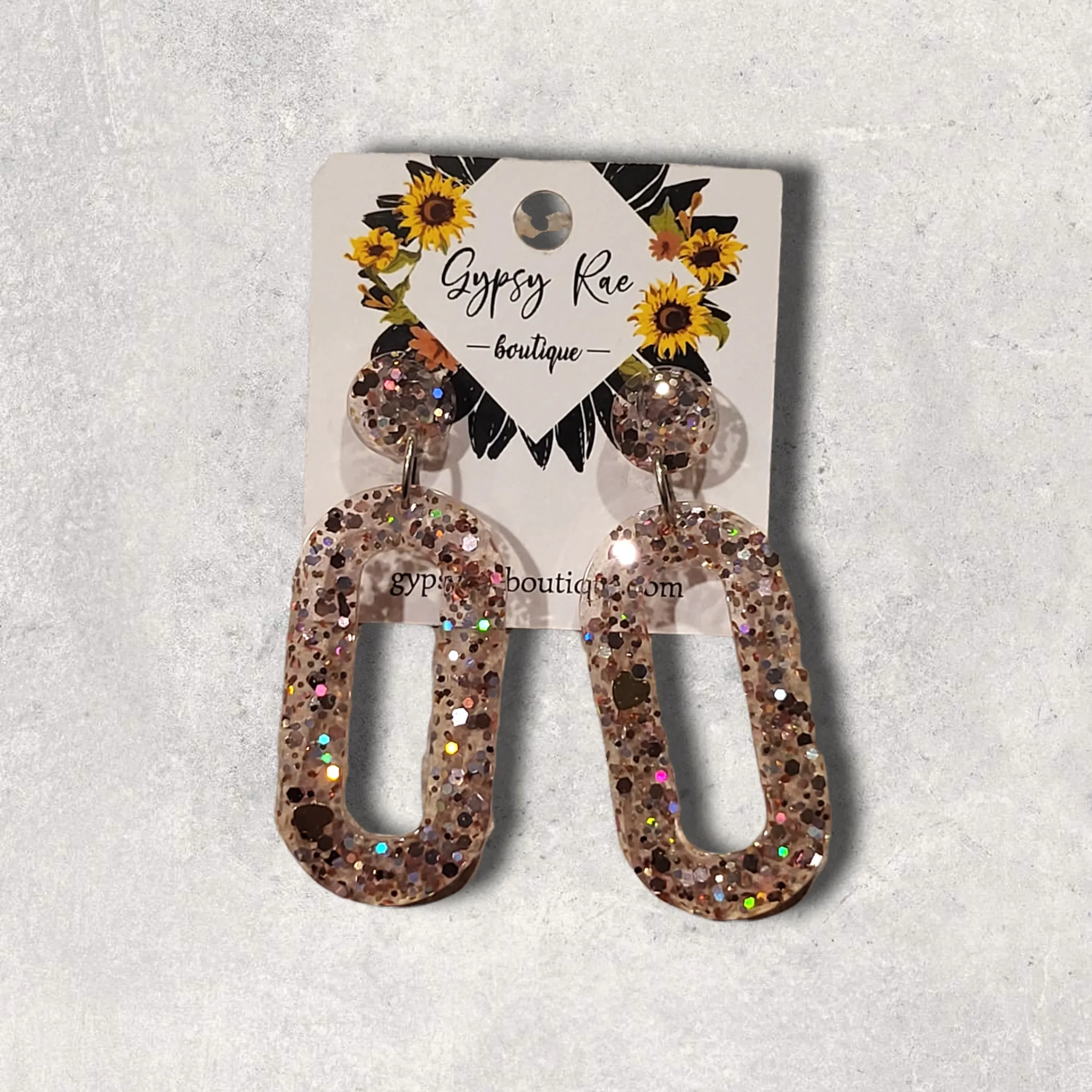Oval Small Statement Earrings
