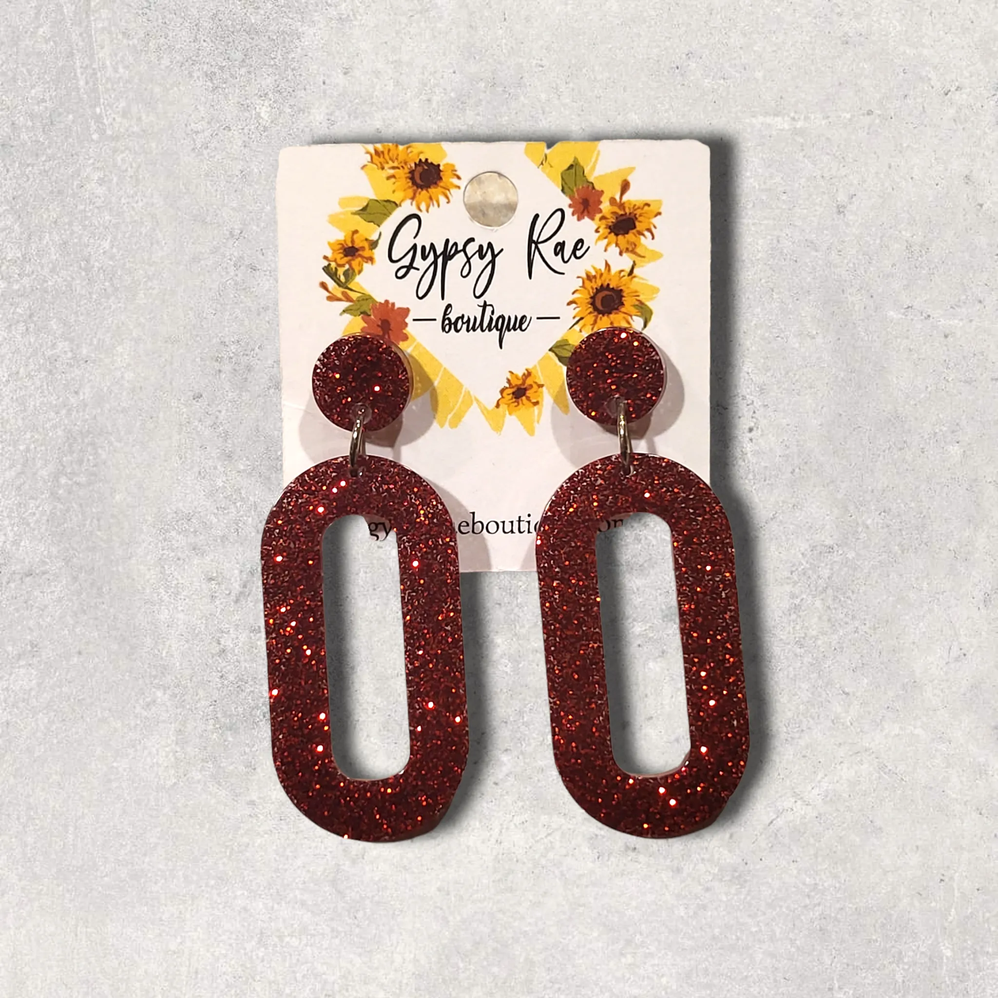 Oval Small Statement Earrings