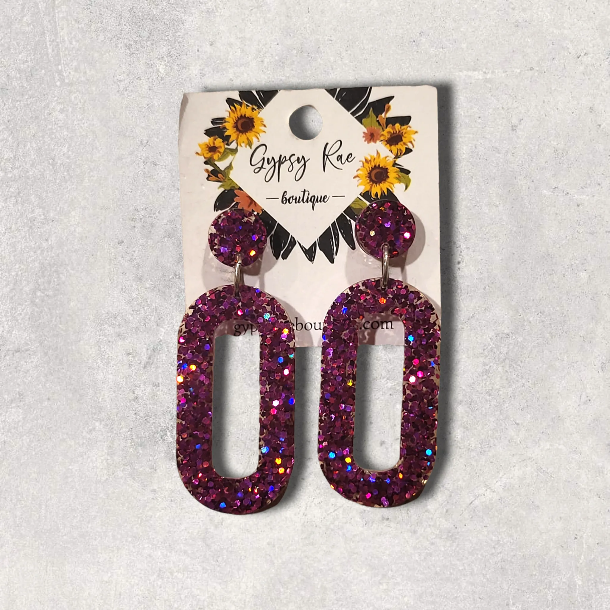 Oval Small Statement Earrings