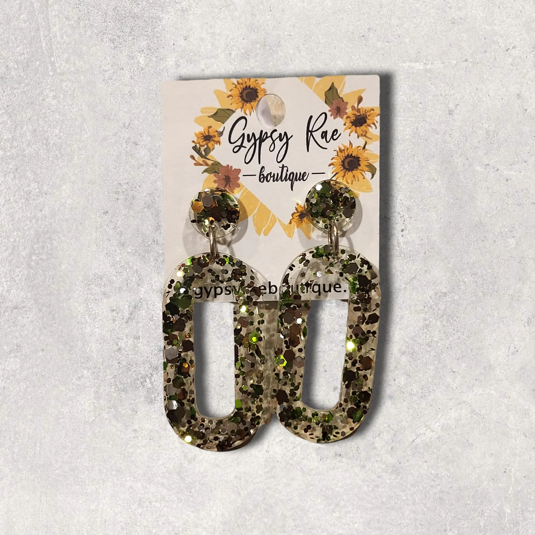 Oval Small Statement Earrings