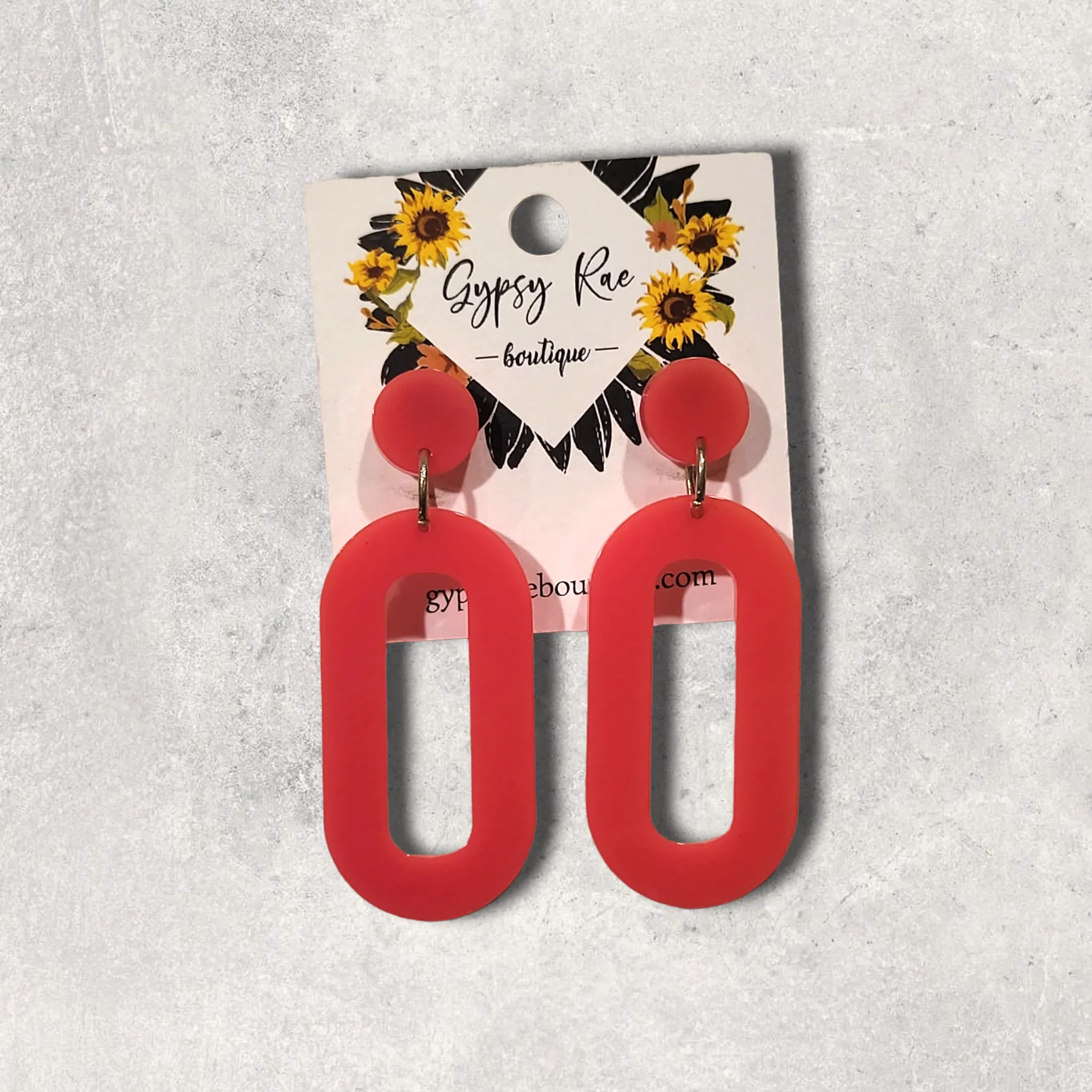 Oval Small Statement Earrings