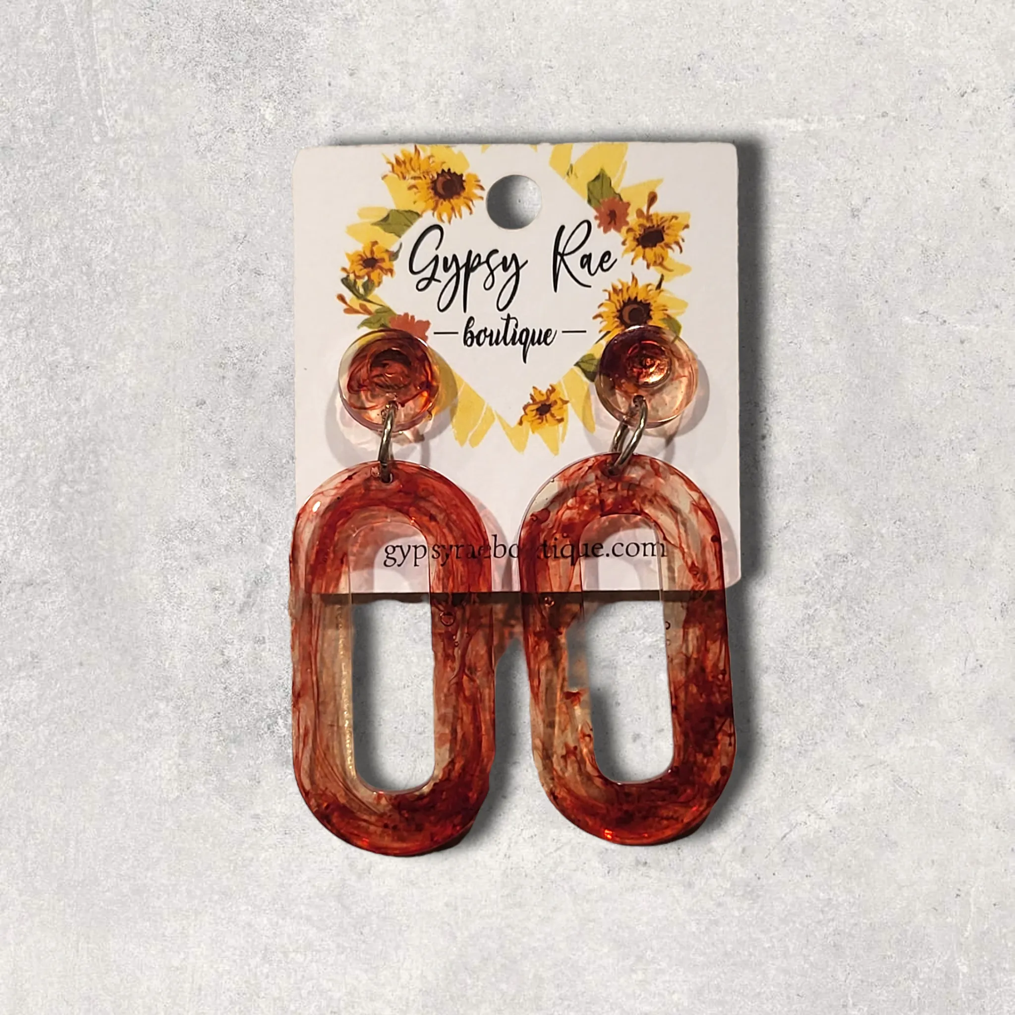 Oval Small Statement Earrings