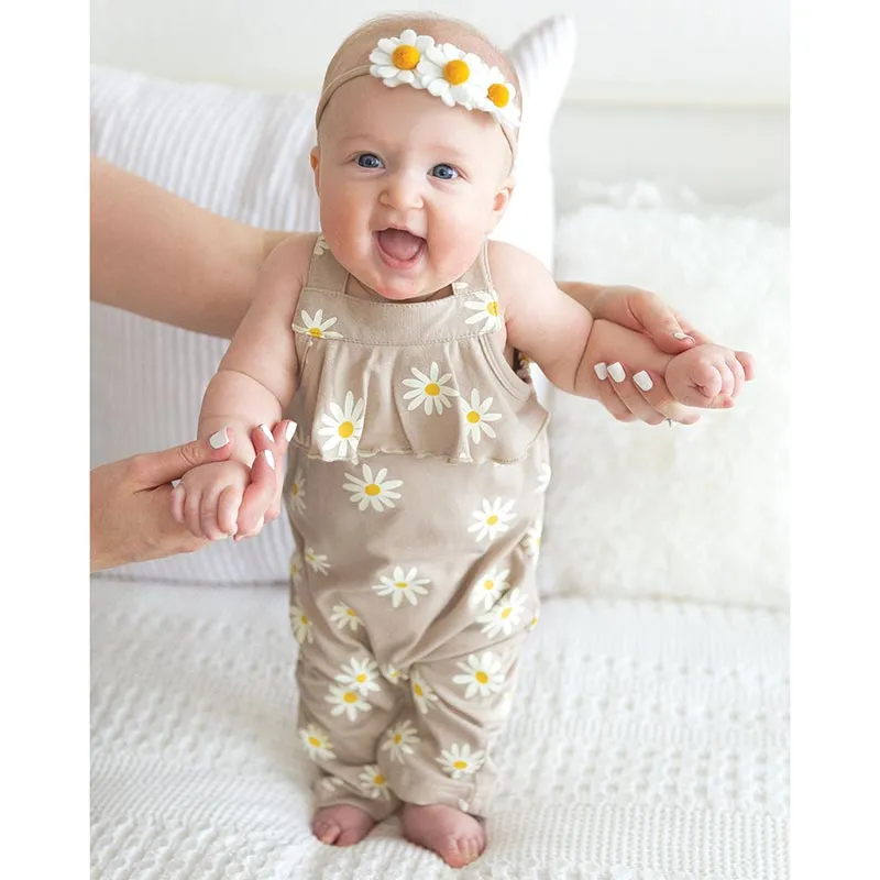 Overall Ruffle Romper