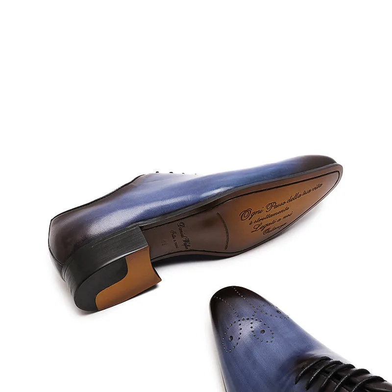 Oxfords Cow Leather Pointed Toe Formal Business Men Shoes