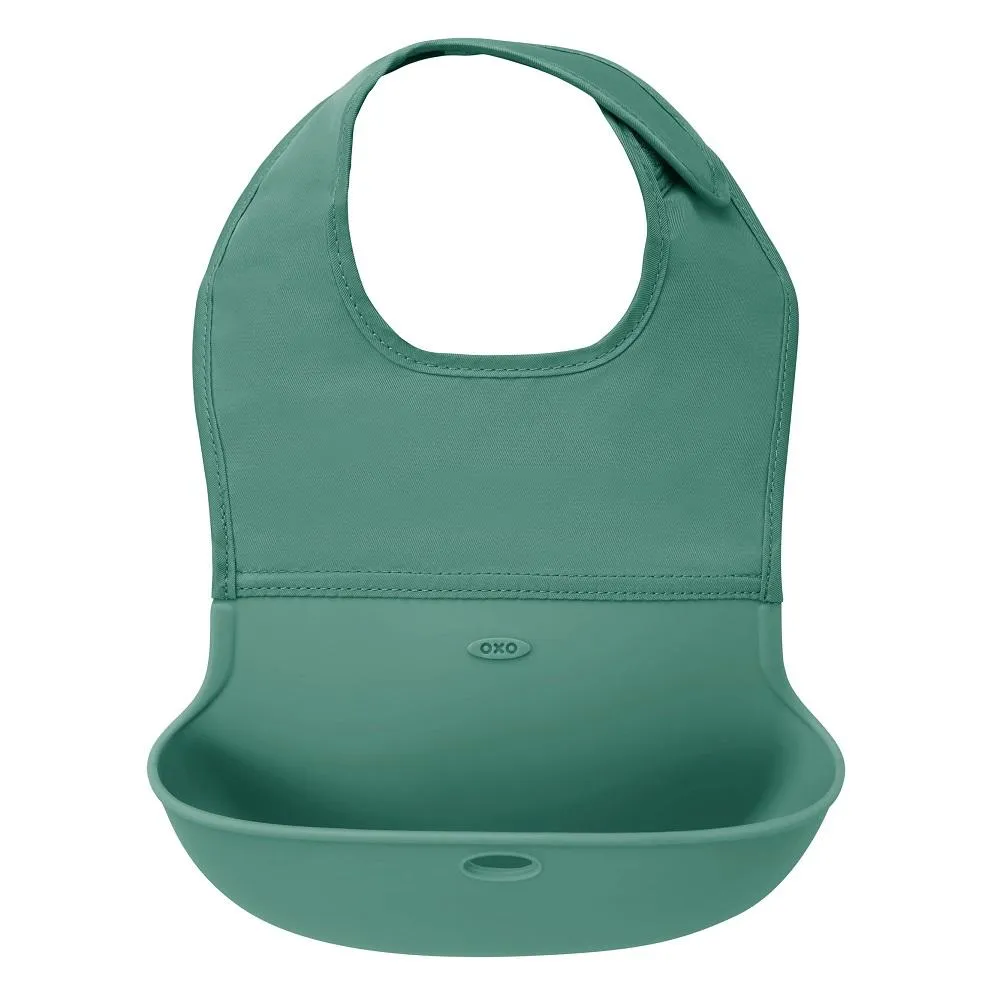 Oxo Tot Roll-Up Bib (Sage)