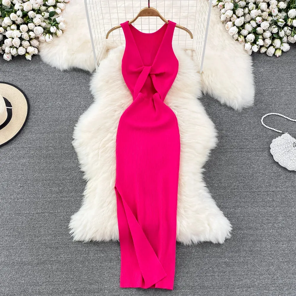 Paloma® | Half-length dress with slit for women