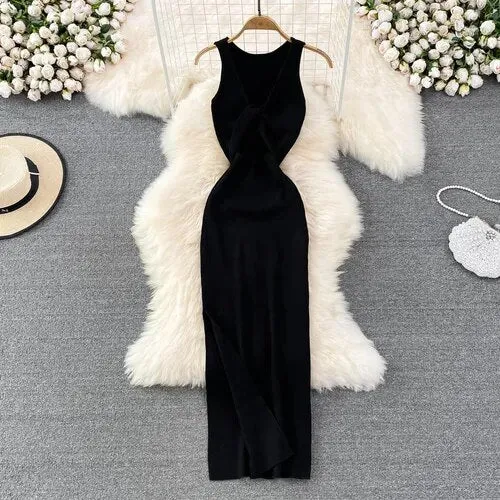 Paloma® | Half-length dress with slit for women