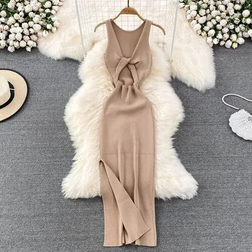 Paloma® | Half-length dress with slit for women