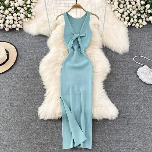 Paloma® | Half-length dress with slit for women