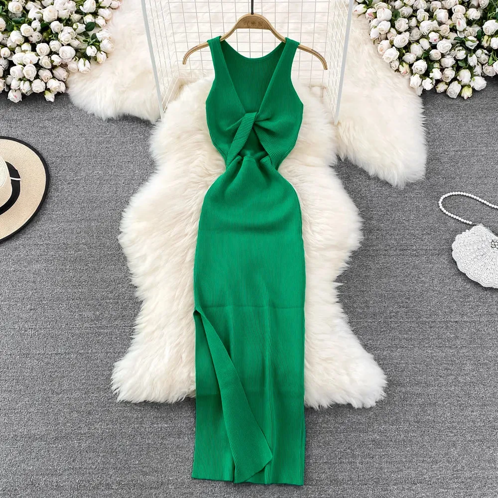 Paloma® | Half-length dress with slit for women