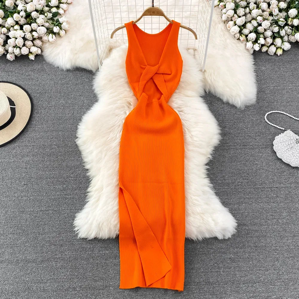 Paloma® | Half-length dress with slit for women