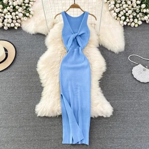 Paloma® | Half-length dress with slit for women