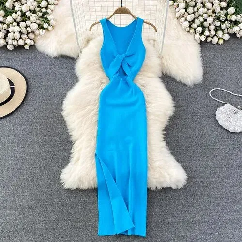 Paloma® | Half-length dress with slit for women
