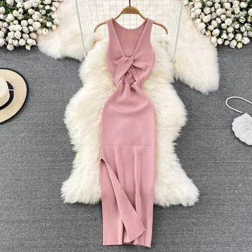 Paloma® | Half-length dress with slit for women