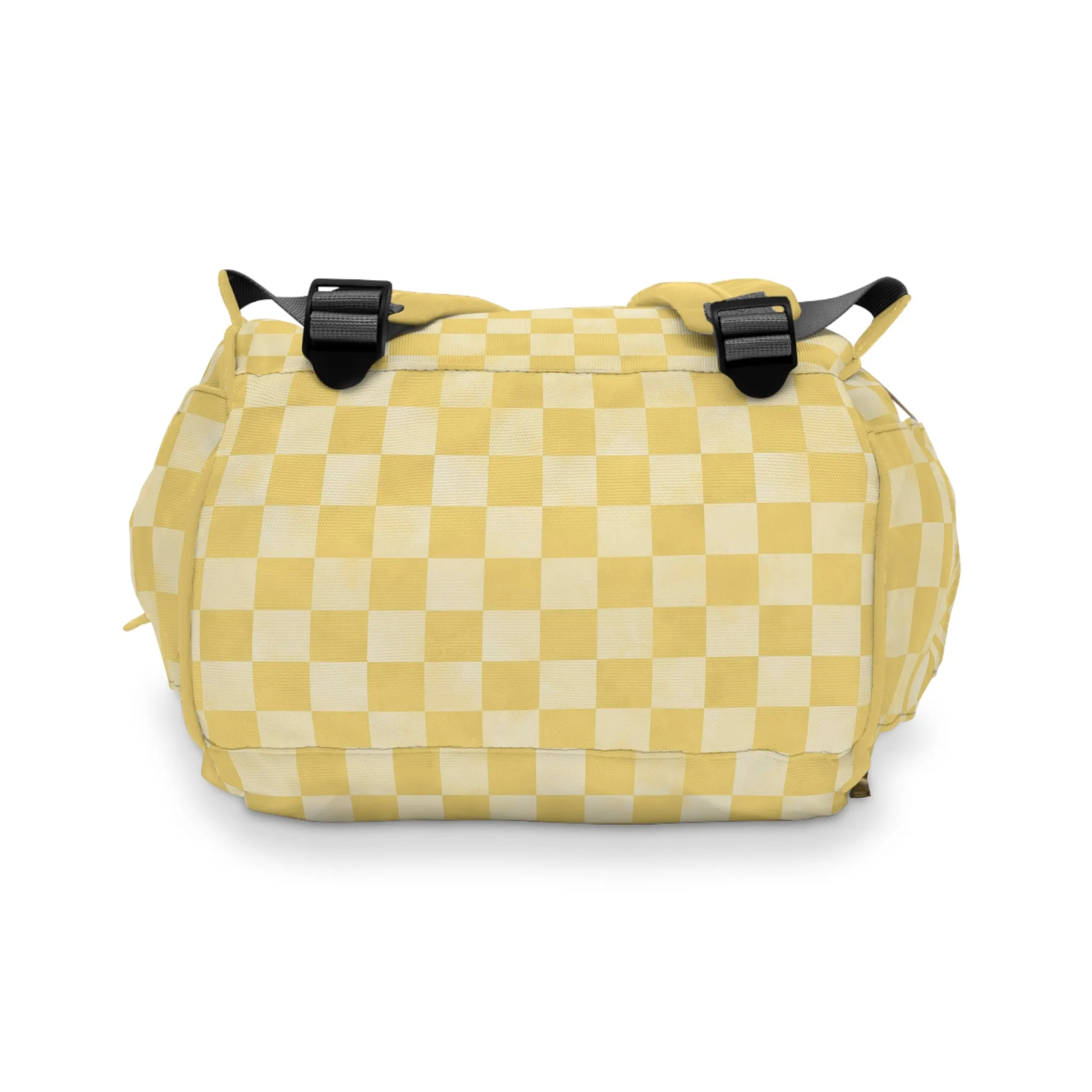 Pastel Checkers Diaper Backpack - Chic & Practical Baby Bag with Checkerboard Patterns, Perfect for Minimalist Parents