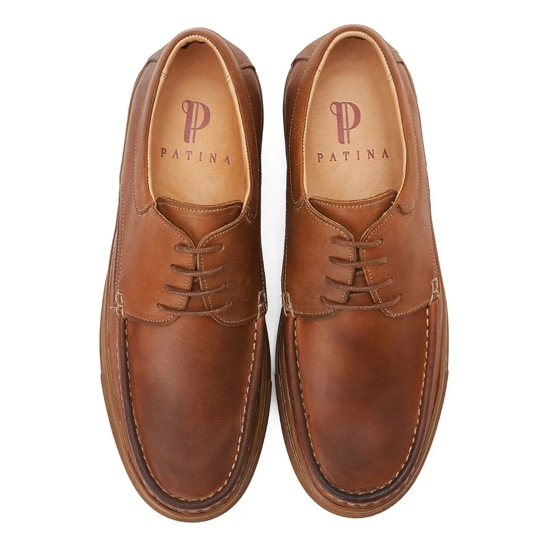 PATINA Causal Leather Shoes Men 200-10-TAN