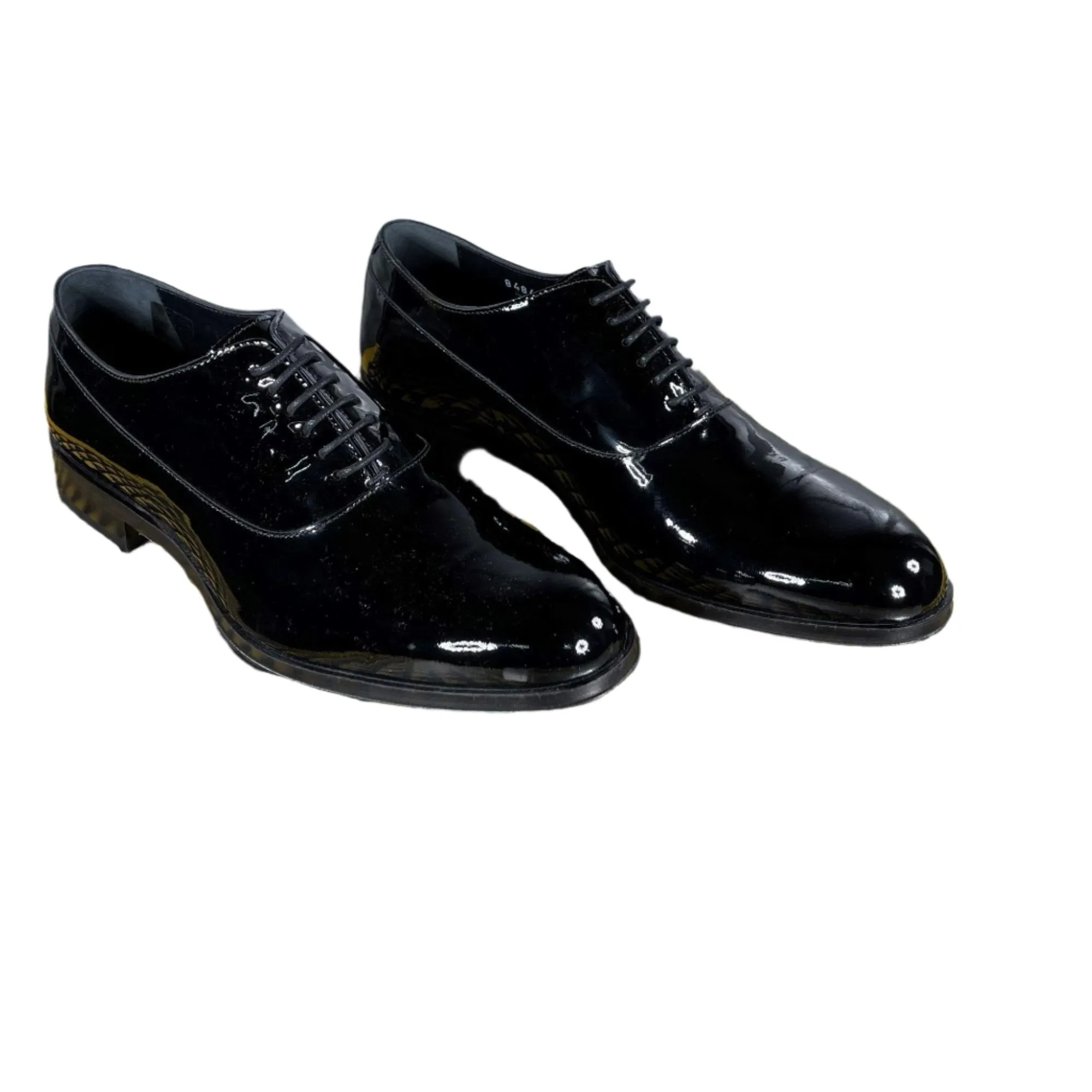 Paul Smith NOA01 Noam Black Patent Leather Oxfords