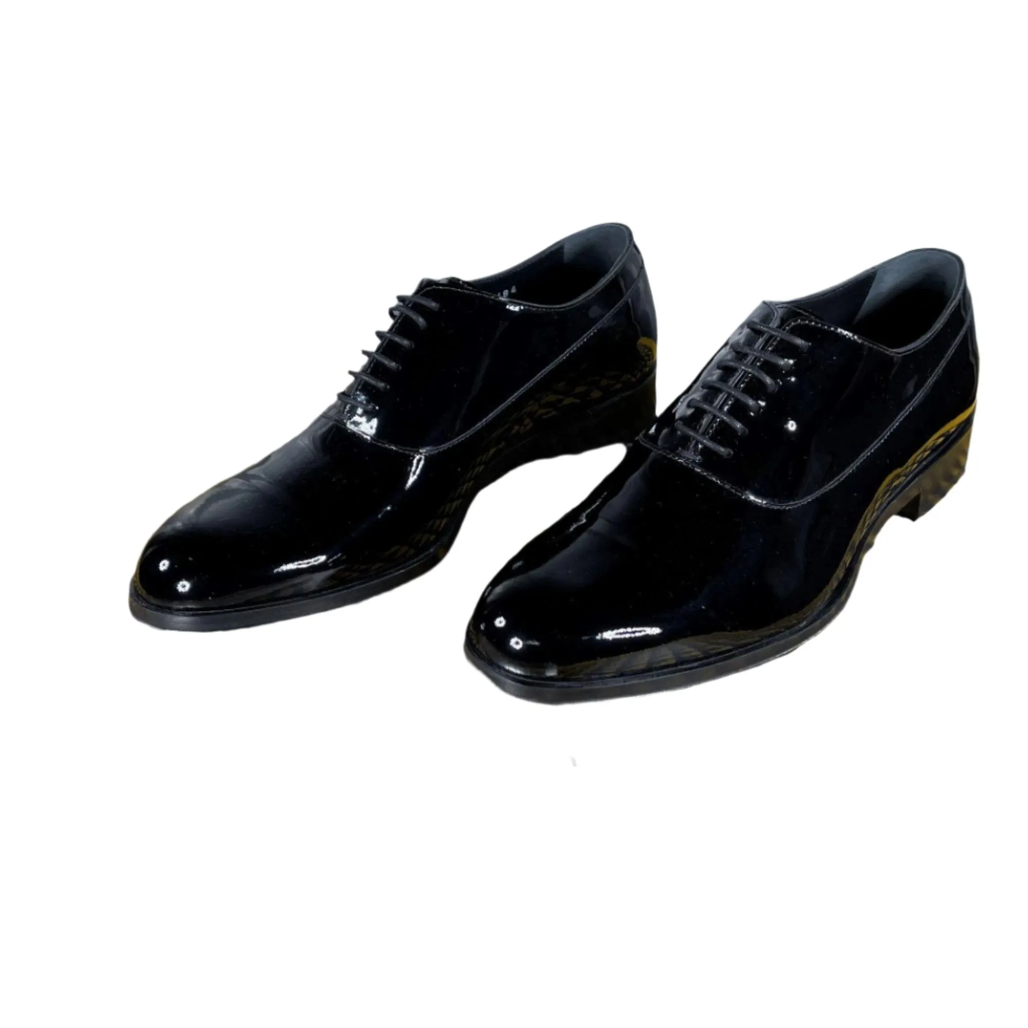 Paul Smith NOA01 Noam Black Patent Leather Oxfords