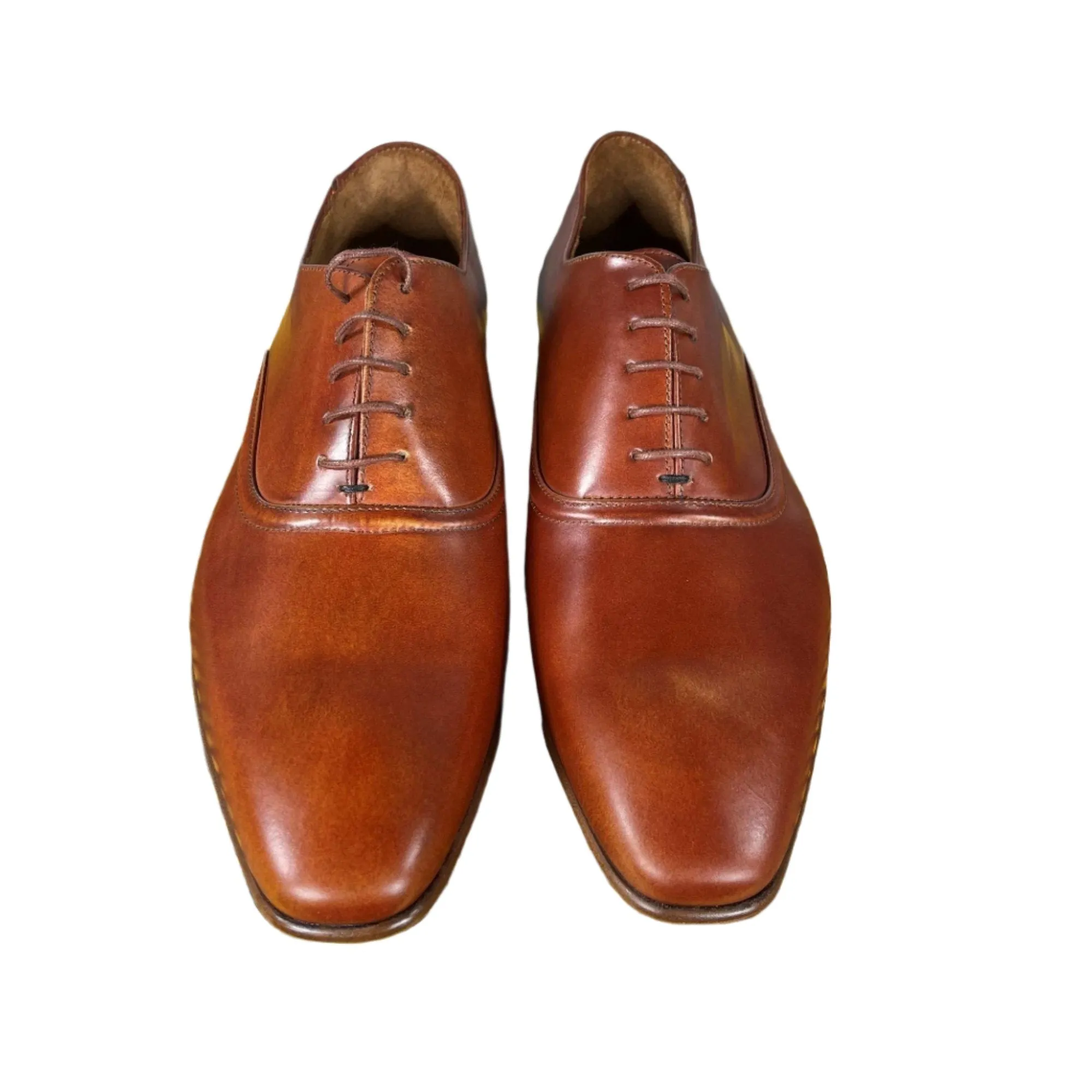 Paul Smith Starling Tan Leather Oxfords