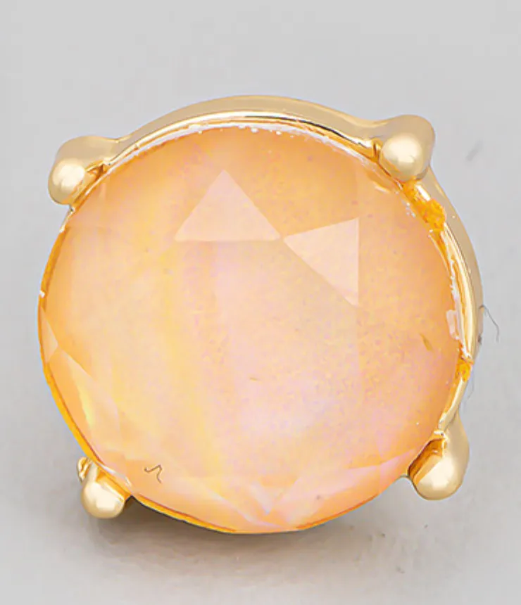 Peachy Stud Earrings