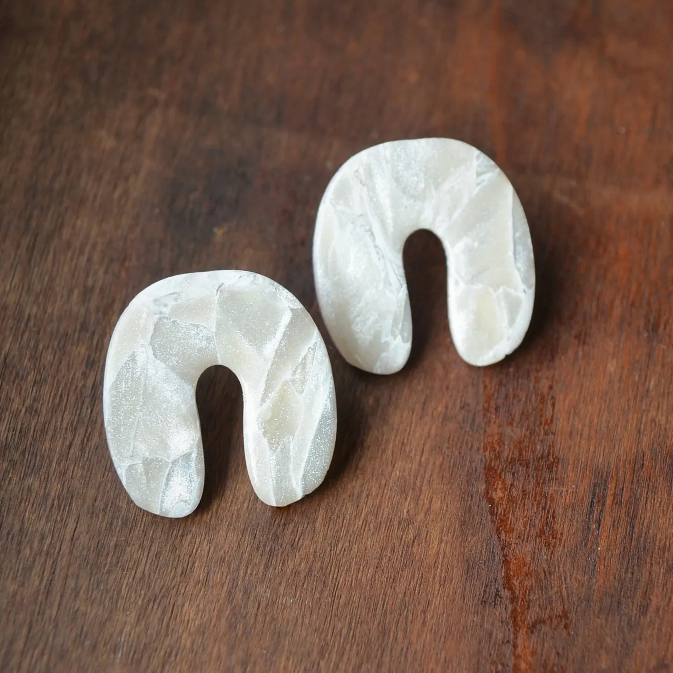 Pearl In The Shell Statement Earrings