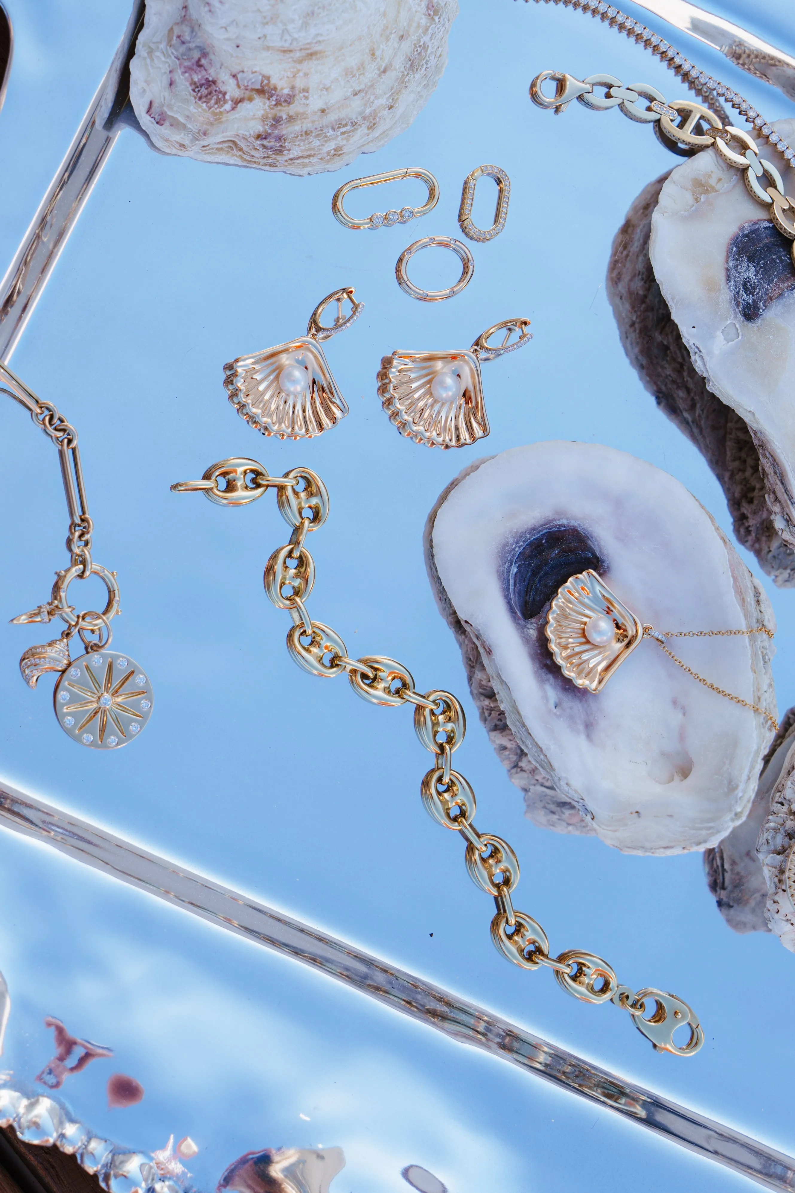 Pearl Open Shell Earrings