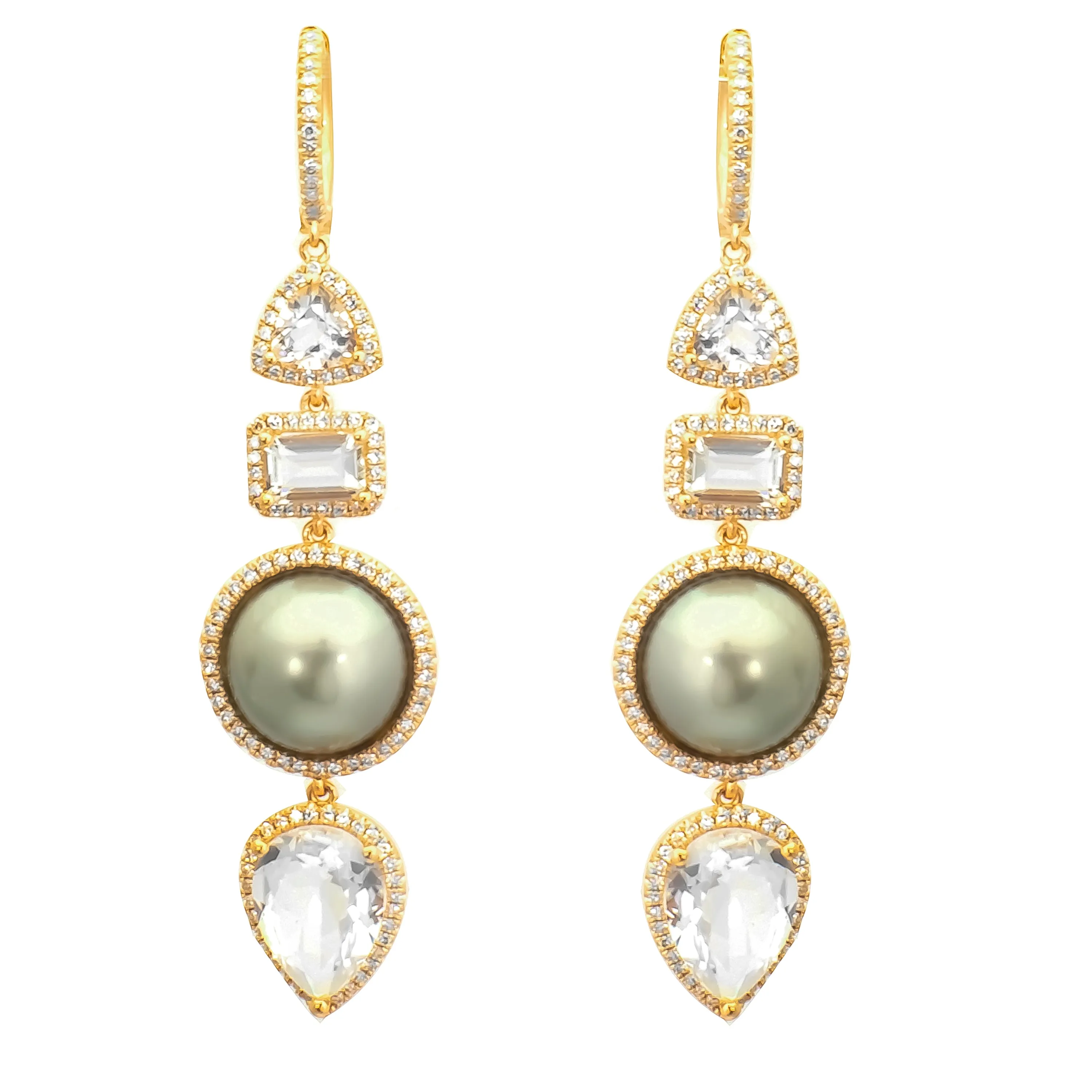 Pearl Topaz Drops
