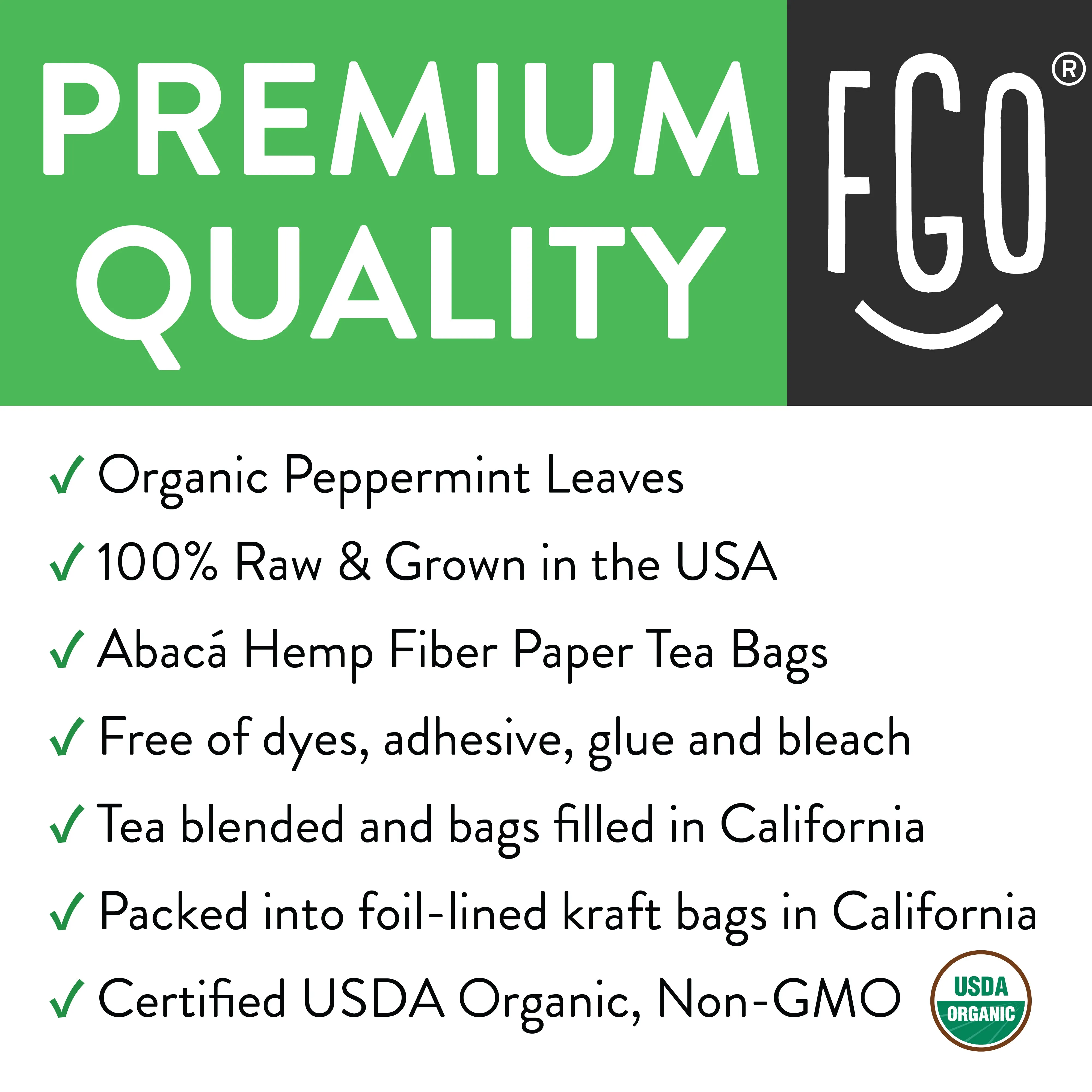 Peppermint Tea Bags