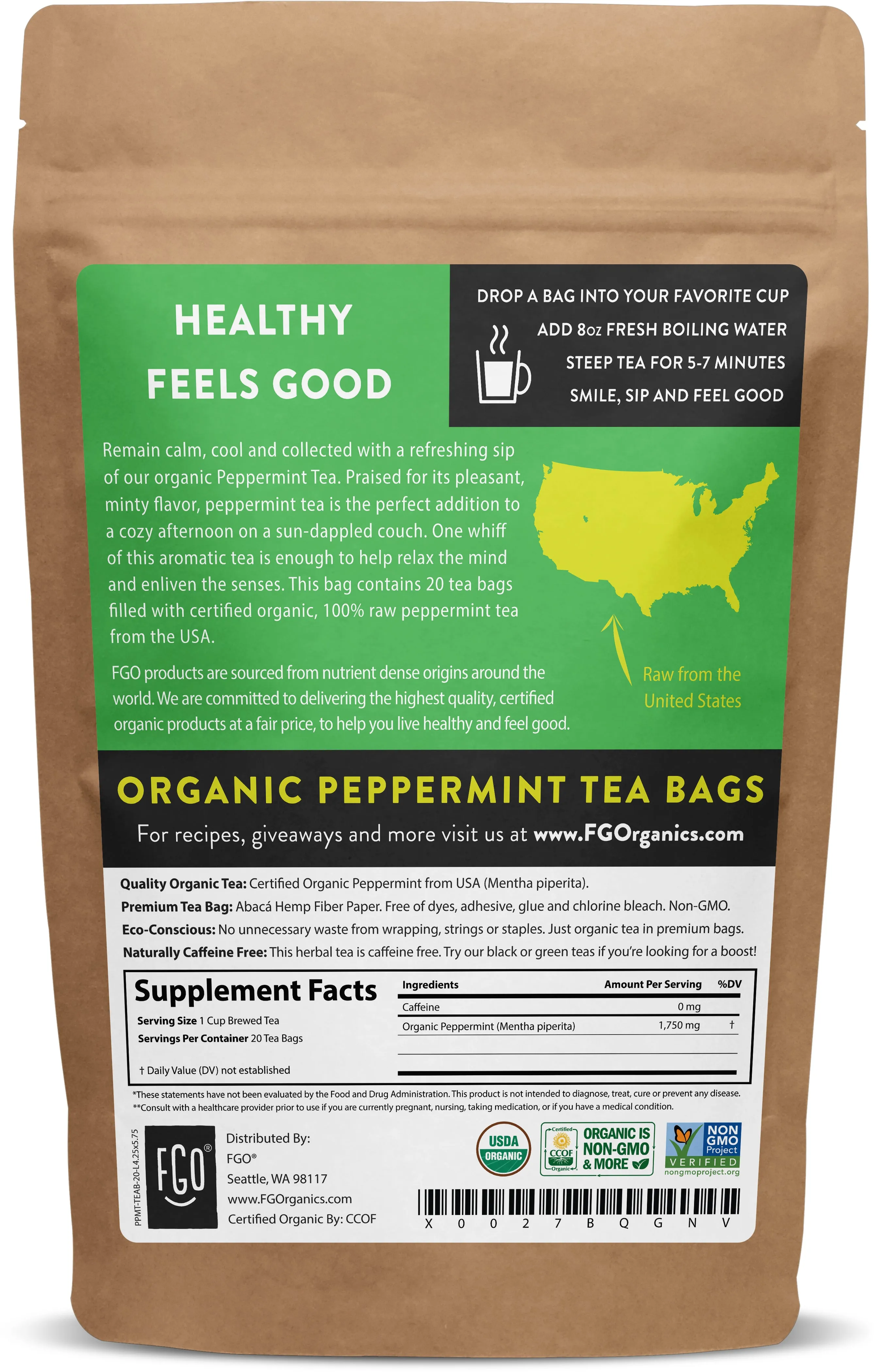 Peppermint Tea Bags