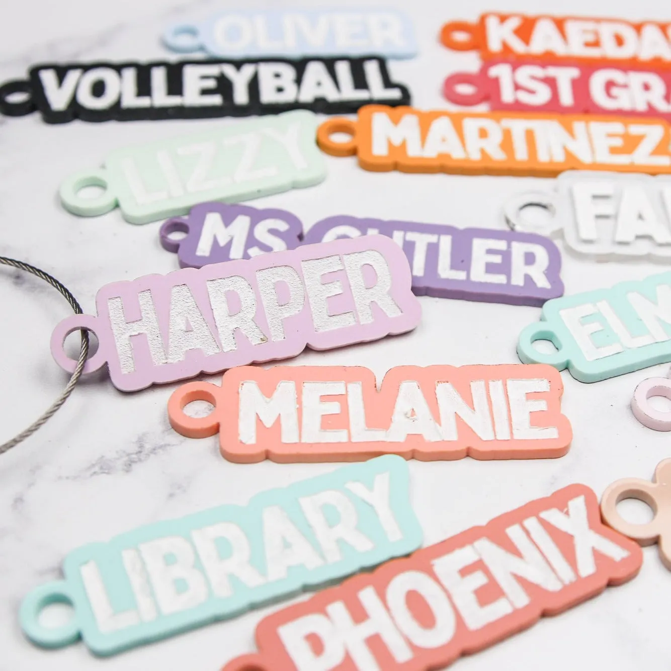 Personalized Name Engraved Bag Tag