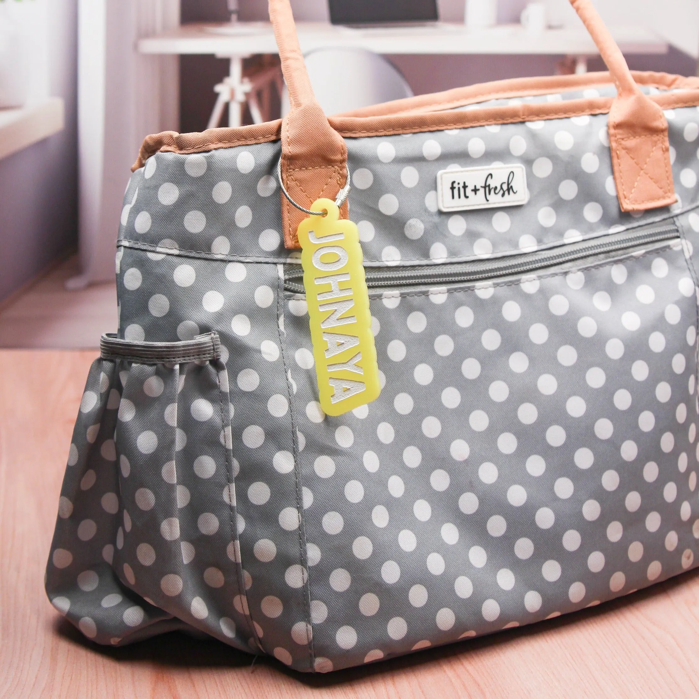 Personalized Name Engraved Bag Tag