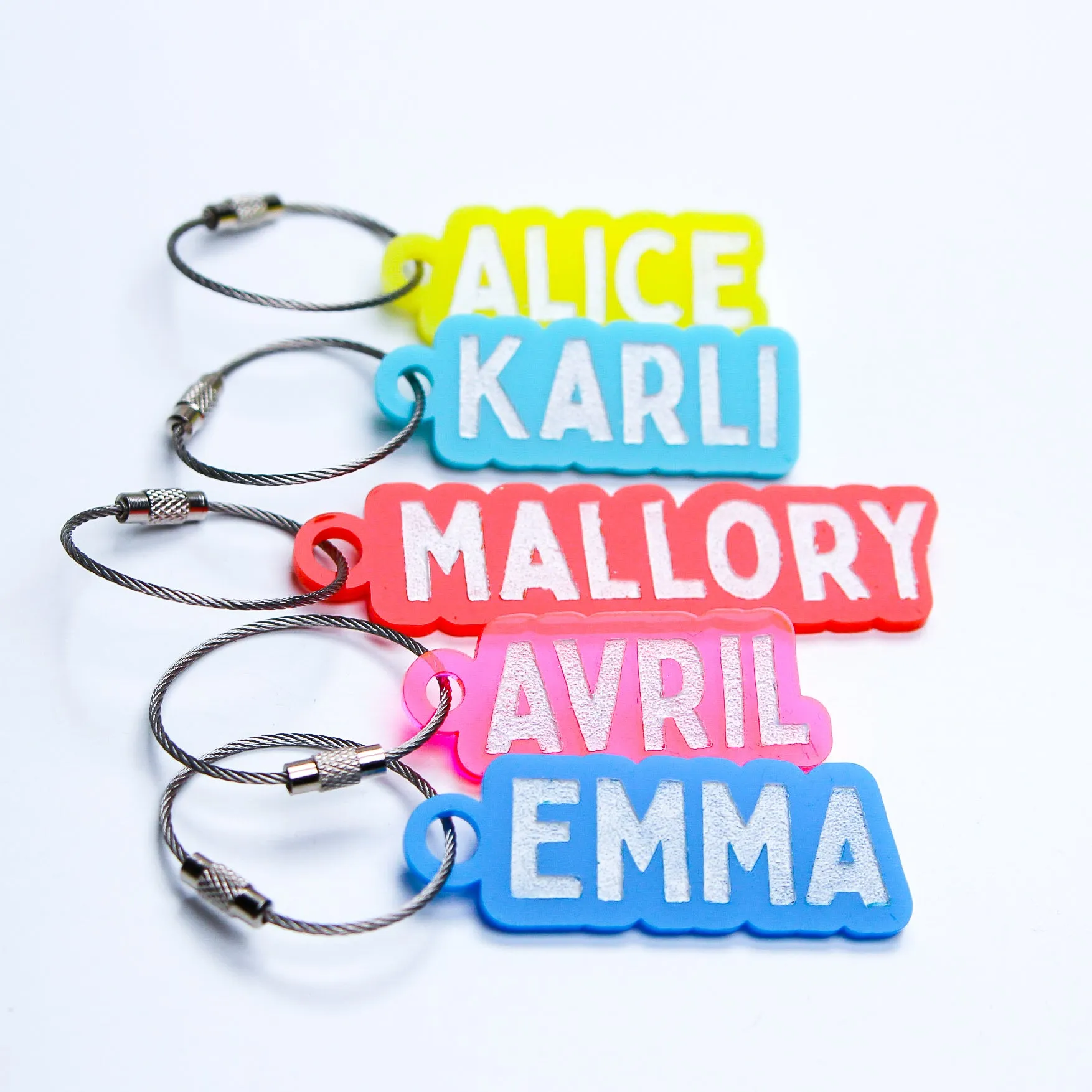 Personalized Name Engraved Bag Tag