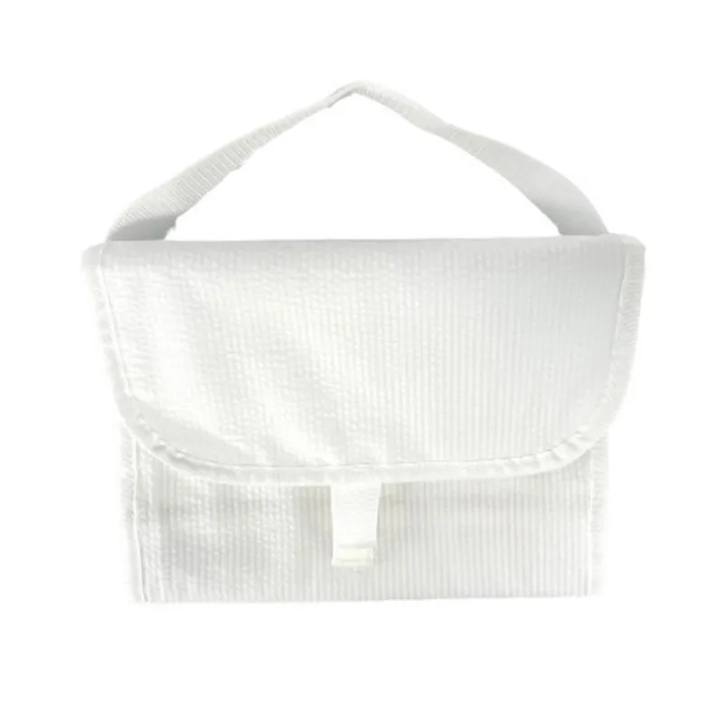 Personalized Seersucker White Hang Around