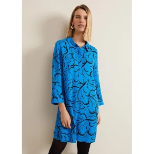 Phase Eight Marina Leaf Tunic - Blue