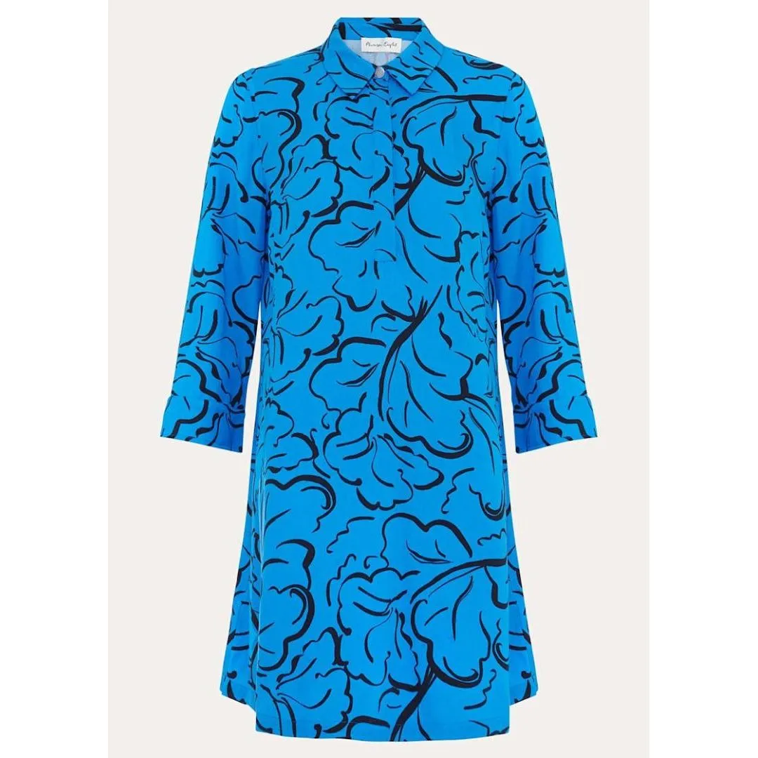 Phase Eight Marina Leaf Tunic - Blue