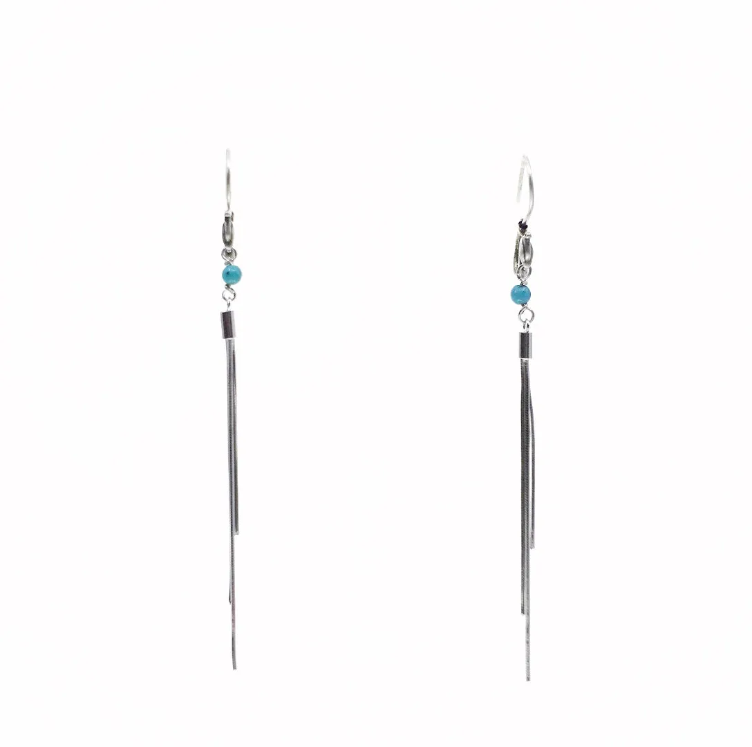 Phoenix Tassel Earrings in Sterling Silver