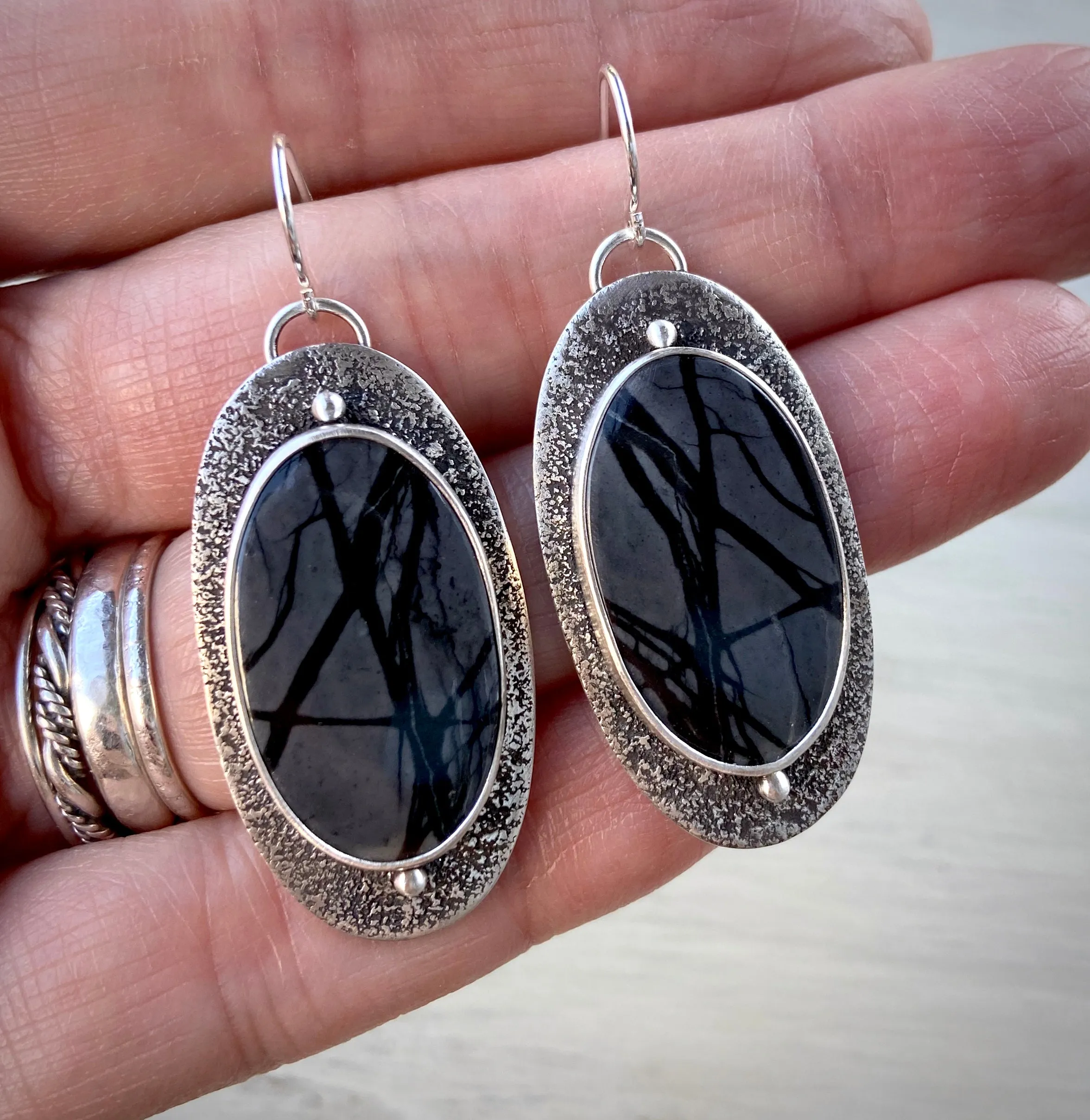 Picasso Jasper Earrings