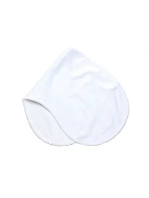 Pima Baby Burp Cloth | White