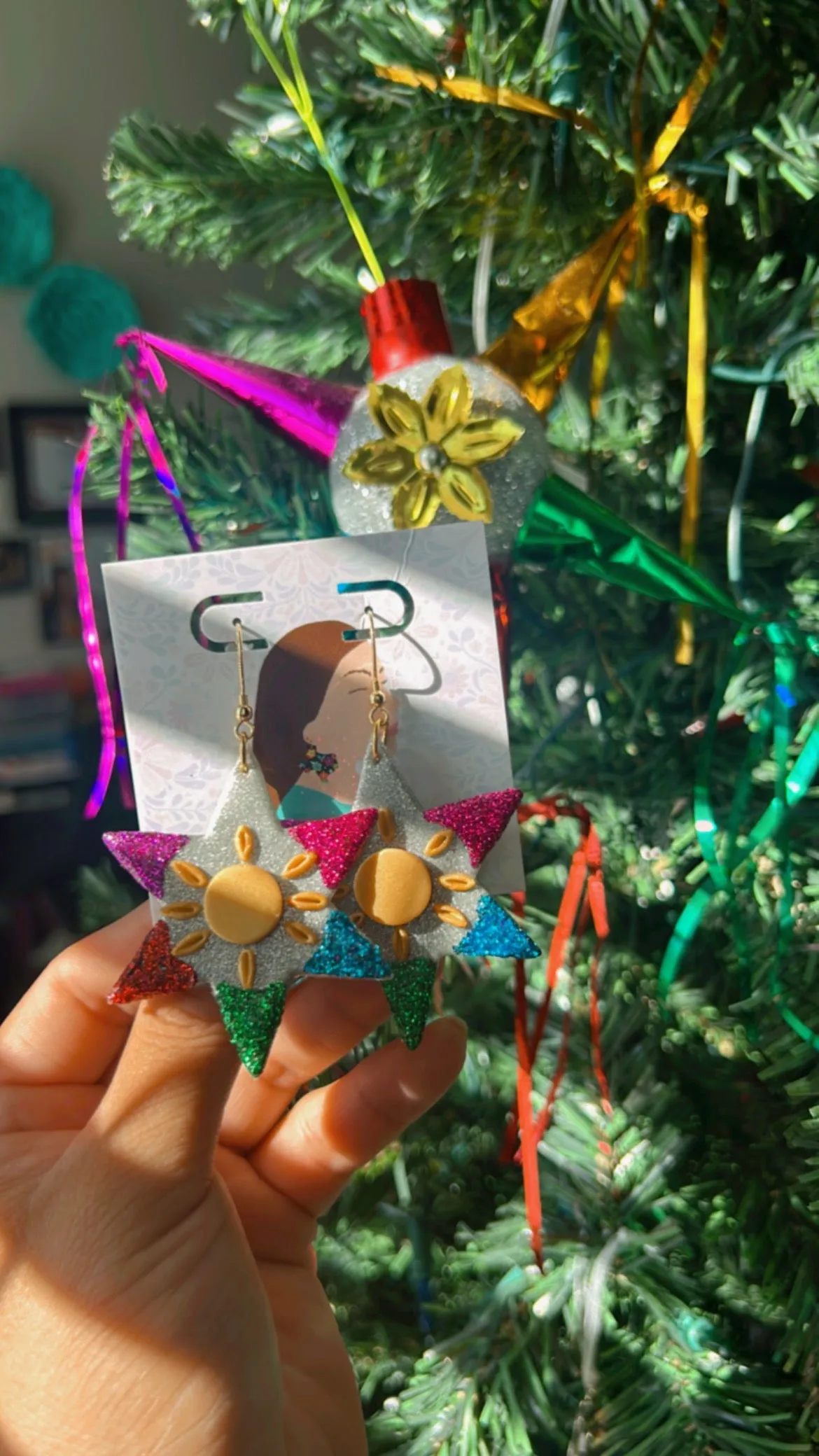 Pinata de Posada earrings