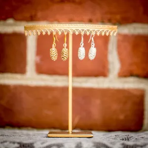 Pinecone Dangle Earrings